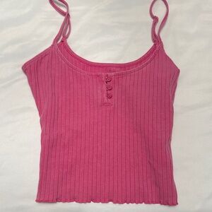 American eagle pink top